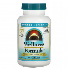 Иммунная защитная формула, Wellness Formula, Source Naturals, 120 капсул