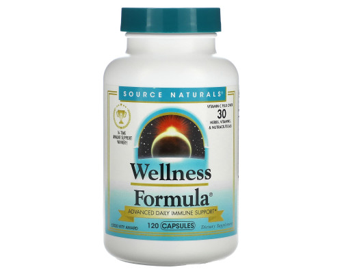 Иммунная защитная формула, Wellness Formula, Source Naturals, 120 капсул