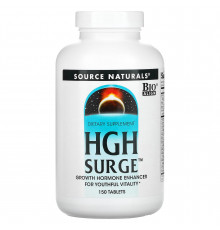 Гормон роста, HGH Surge, Source Naturals, 150 таблеток
