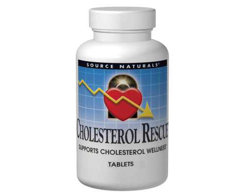 Фитостеролы, Cholesterol Rescue, Source Naturals, 60 капсул