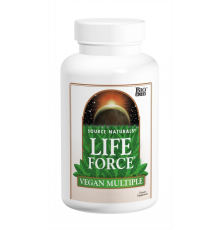 Мультивитамины, Life Force Vegan Multiple, Source Naturals, веганские, баланс жизненных сил, 60 таблеток
