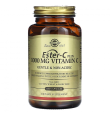 Витамин С эстер плюс, Ester-C Plus Vitamin C, Solgar, 1000 мг, 100 капсул
