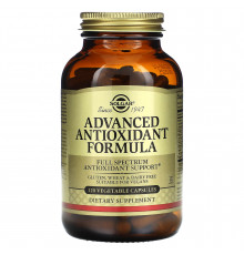 Антиоксидантный комплекс, Advanced Antioxidant Formula, Solgar, 120 вегетарианских капсул