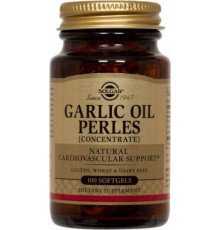 Чесночное масло, Garlic Oil Perles, Solgar, концентрат, 100 капсул