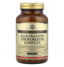 Глюкозамин хондроитин комплекс, Glucosamine Chondroitin, Solgar, экстра сила, 75 таблеток