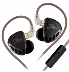 Навушники KZ Saga Balanced з мікрофоном black