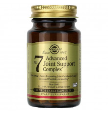 Укрепление суставов, No. 7, Joint Support & Comfort, Solgar, 30 вегетарианских капсул