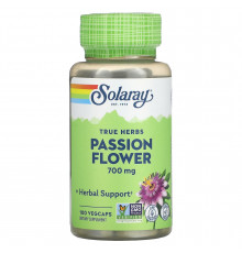 Пассифлора, Passion Flower, Solaray, 350 мг, 100 капсул
