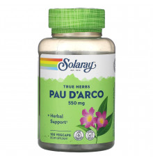 По д'арко, Pau D'Arco, Solaray, 550 мг, 100 кап.