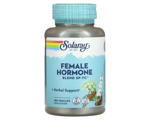 Смесь женских гормонов, Female Hormone Blend SP-7C, Solaray, 180 капсул