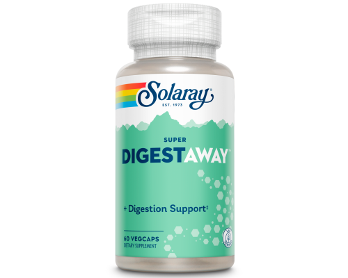 Супер ферменты для пищеварения, Super Digestaway, Solaray, 60 капсул