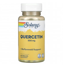 Кверцетин, Quercetin, Solaray, 500 мг, 90 капсул