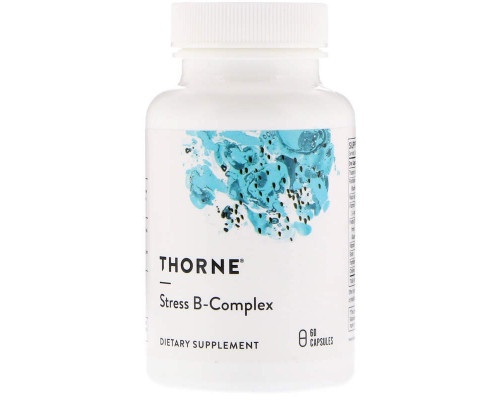 Стресс В комплекс, Stress B-Complex, Thorne, 60 капсул