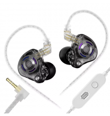 Навушники KZ Gale з мікрофоном black