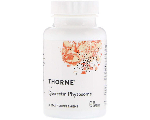Кверцетин фитосома (Quercetin Phytosome), Thorne, 60 капсул