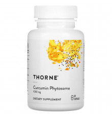 Фитосома куркумина, Curcumin Phytosome, Thorne, 60 капсул (500 мг на капсулу)