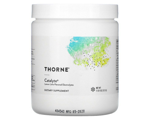 Електроліт, Catalyte, Thorne, смак лимона-лайма,  312 г