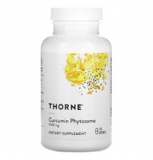 Куркумин, Curcumin Phytosome, Thorne, 120 капсул (500 мг на капсулу)