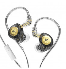 Навушники KZ EDX Pro з мікрофоном black