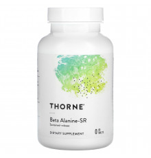 Бета-аланин, Beta Alanine-SR, Thorne, 120 таблеток