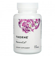 Никотинамид, кверцетин и ресвератрол, ResveraCel, Thorne, 60 капсул