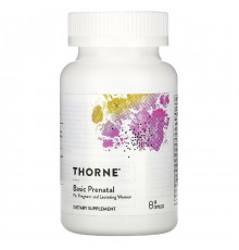 Витамины для беременных, Prenatal, Thorne, 90 капсул