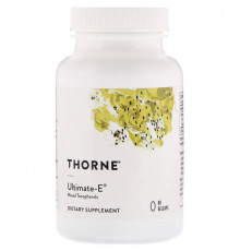 Витамин Е, Ultimate-E, Thorne, 60 капсул