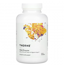 Пищеварительные ферменты (бетаин / пепсин / панкреатин), Multi Enzyme, Thorne, 180 капcул