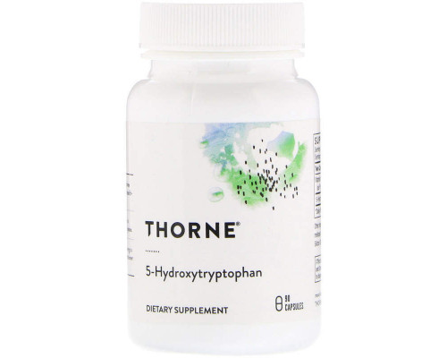 5-НТР (гидрокситриптофан), 5-HydroxyTryptophan, Thorne, 90 капсул