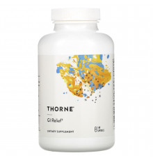 Поддержка желудка, GI-Relief, Thorne, 180 капсул