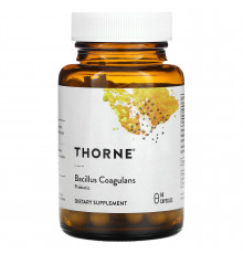 Пробіотик, Bacillus Coagulans, Thorne, 60 капсул