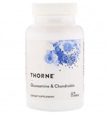 Глюкозамин хондроитин, Glucosamine & Chondroitin, Thorne, 90 капсул