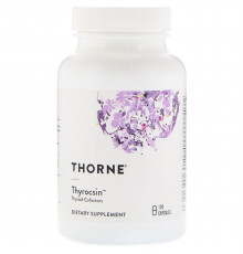 Поддержка щитовидной железы, Thyrocsin, Thorne, 120 капсул