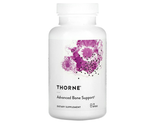 Поддержка костей, Advanced Bone Support, Thorne, 120 капсул