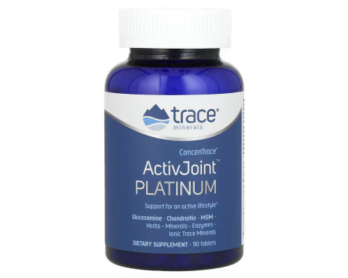 Здоровье суставов, ActivJoint Platinum, Trace, ConcenTrace, 90 таблеток
