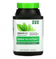 Зеленый чай экстракт, Green Tea Extract, Zenwise Health, 120 капсул