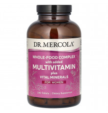Мультивитамины для женщин, Multivitamin Plus Vital Minerals, Dr. Mercola, 240 таблеток