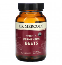 Свекла, Beet, Dr. Mercola, органическая, ферментированная, 60 капсул