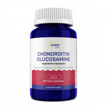 Хондроитин  Глюкозамин, Chondroitin and Glucosamine Powerful, Sunny Caps, 60 капсул
