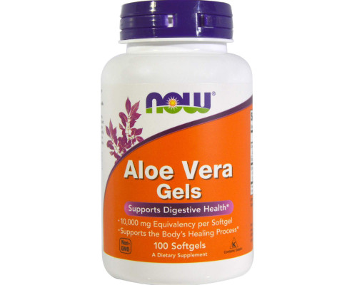 Алоэ вера (Aloe Vera), Now Foods, 100 капсул