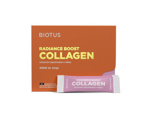 Коллаген усилитель сияния, Radiance Boost Collagen, Biotus, 30 саше  (каждое по 15 мл)