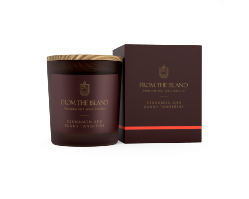 Ароматическая свеча, From the Island, Корица и солнечный мандарин, 250 мл