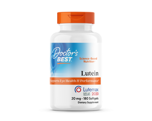 Лютеин, Lutein, Doctors Best, лютемакс, 20 мг, 180 капсул
