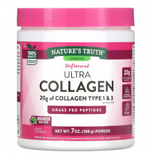 Коллаген, Ultra Collagen, Nature's Truth, порошок, без ароматизаторов, 198 г