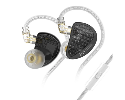 Навушники KZ AS16 Pro з мікрофоном black