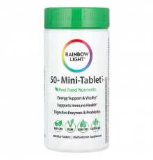 Мультивитамины для взрослых старше 50 лет, 50+ Mini-Tablet™+, Rainbow Light,  180 мини таблеток