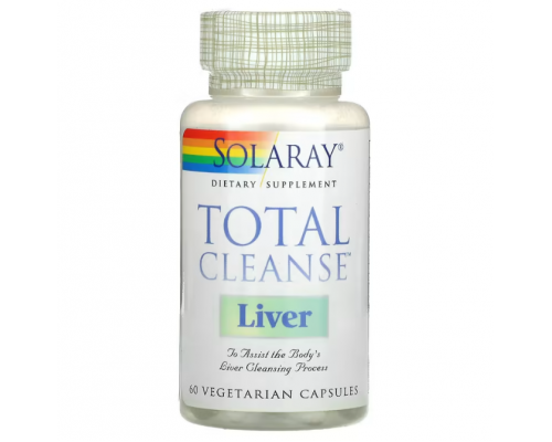 Чистка печени, Total Cleanse Liver, Solaray, 60 капсул