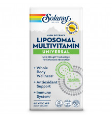 Мультивитамины липосомальные универсальные, Liposomal Multivitamin, Universal, Solaray, 60 вегетарианских капсул