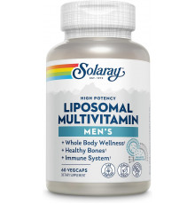 Мультивитамины липосомальные для мужчин, Men's Liposomal Multivitamin, Solaray, 60 вегетарианских капсул