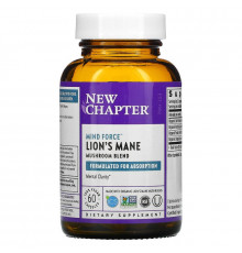 Ежовик гребенчатый, Lion's Mane, New Chapter, 60 веганских капсул